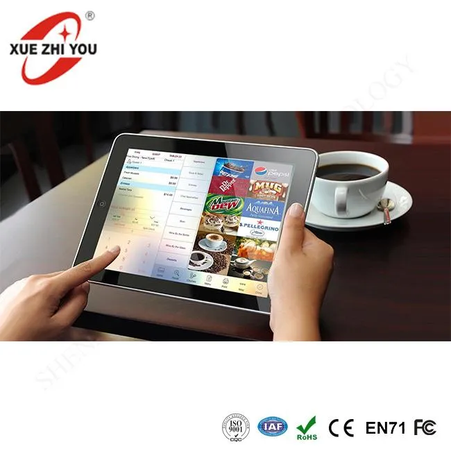 Portable Menu Tablet PC For Ordering Food Online