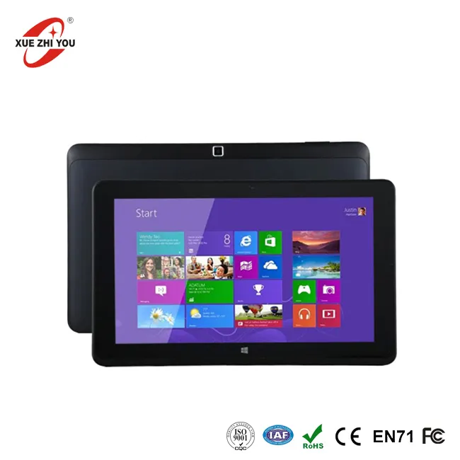 11.6 Incehs Win10 Tablet -Laptop mit abnehmbarer Tastatur