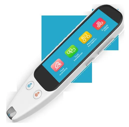Tragbarer Schwarzweiss-Scanner Englisch Wörterbuch Wireless Talking Pen Book Englischer Scanner und Lesestift