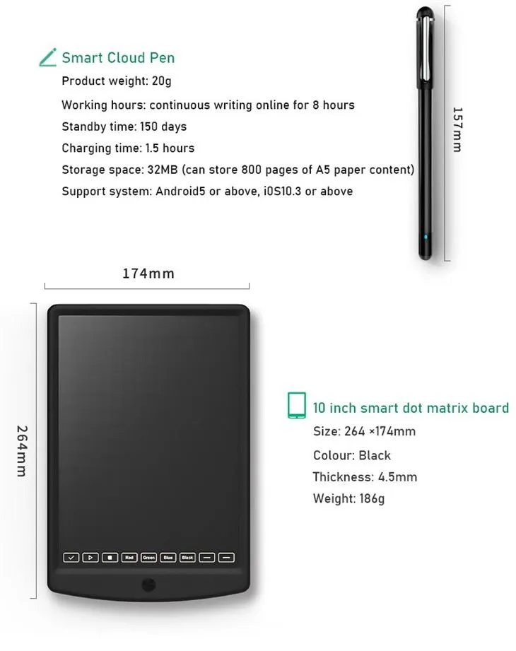 Digital Smart Sync Pen Writing Set